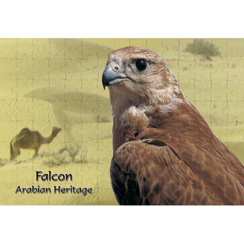 Ajooba Dubai Souvenir Puzzle Falcon MG 005, White