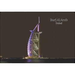 Ajooba Dubai Souvenir Puzzle Burj Al Arab 0018, White