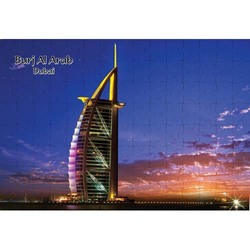 Ajooba Dubai Souvenir Puzzle Burj Al Arab 0040, White