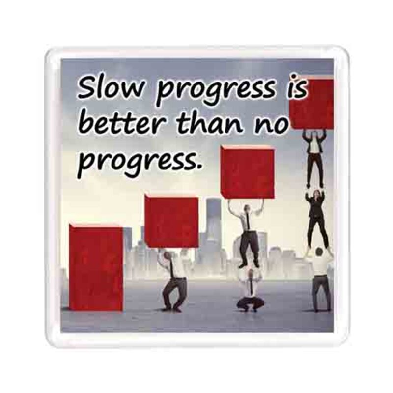 Ajooba Dubai Motivation Magnet 7653, Transparent