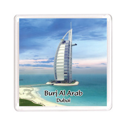 Ajooba Dubai Souvenir Magnet Burj Al Arab 0062, Transparent