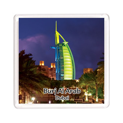 Ajooba Dubai Souvenir Magnet Burj Al Arab 0001, Transparent