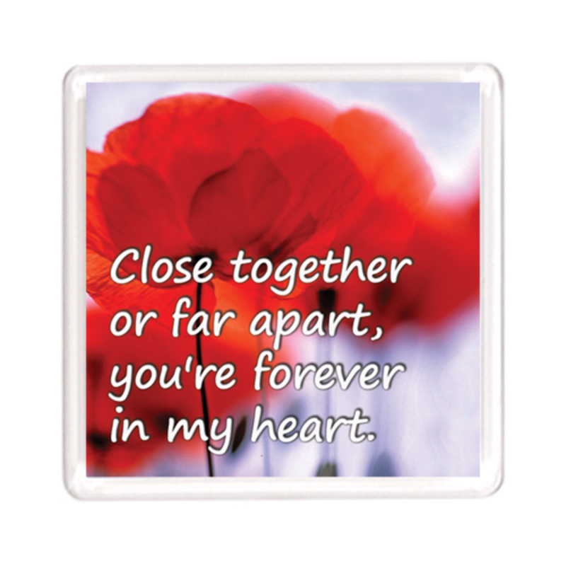 Ajooba Dubai Love Friendship Magnet 2104, Transparent