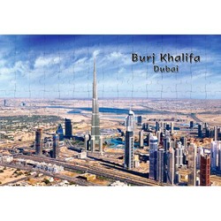 Ajooba Dubai Souvenir Puzzle Burj Khalifa 0023, White