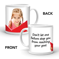 Ajooba Dubai Motivation Mug 7683, White