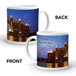 Ajooba Dubai Souvenir Mug Atlantis 0003, White