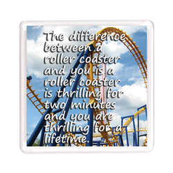 Ajooba Dubai Motivation Magnet 2245, Transparent