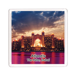 Ajooba Dubai Souvenir Magnet Atlantis 0012, Transparent