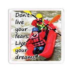 Ajooba Dubai Motivation Magnet 7652, Transparent