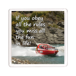 Ajooba Dubai Motivation Magnet 2139, Transparent