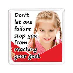 Ajooba Dubai Motivation Magnet 7683, Transparent