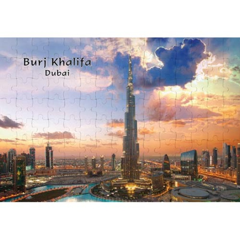 Ajooba Dubai Souvenir Puzzle Burj Khalifa 0046, White