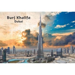 Ajooba Dubai Souvenir Puzzle Burj Khalifa 0035, White