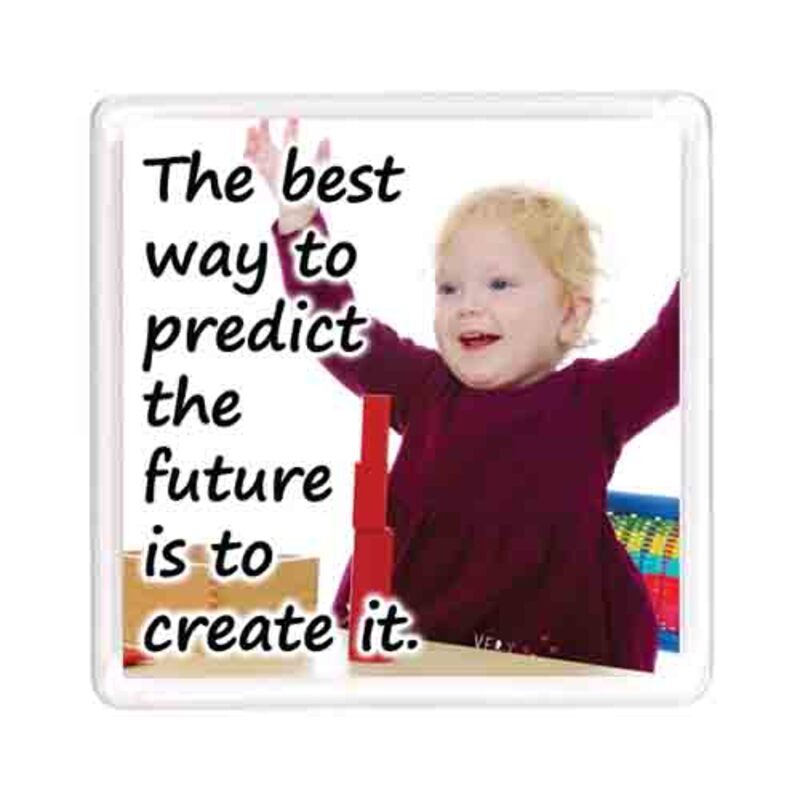 Ajooba Dubai Motivation Magnet 7625, Transparent