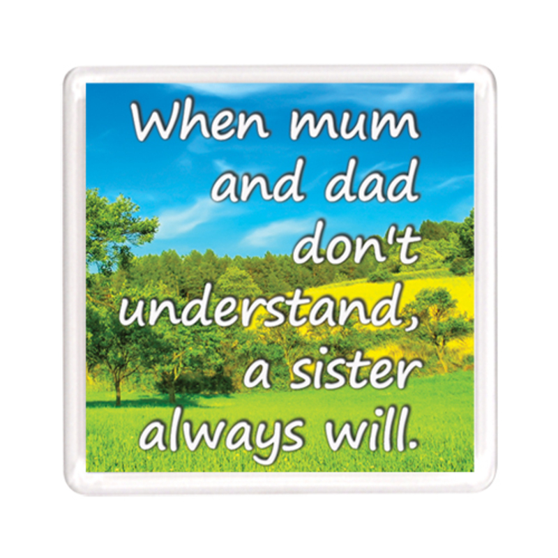 Ajooba Dubai Sister Love Magnet 2144, Transparent