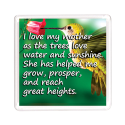 Ajooba Dubai Mom Love Magnet 2145, Transparent