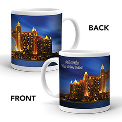 Ajooba Dubai Souvenir Mug Atlantis 0009, White