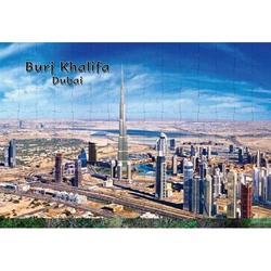 Ajooba Dubai Souvenir Puzzle Burj Khalifa 0014, White