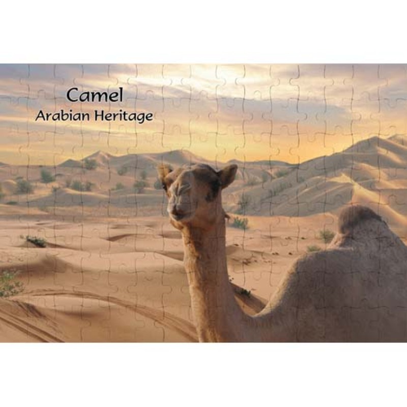 Ajooba Dubai Souvenir Puzzle Camel Arabian Heritage MCA 0001, White