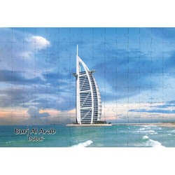 Ajooba Dubai Souvenir Puzzle Burj Al Arab 0059, White