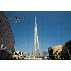 Ajooba Dubai Souvenir Puzzle Burj Khalifa 0001, White