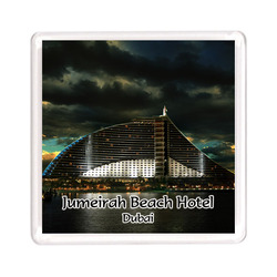 Ajooba Dubai Souvenir Magnet Jumeirah Beach Hotel 0006, Transparent
