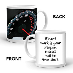 Ajooba Dubai Motivation Mug 7679, White