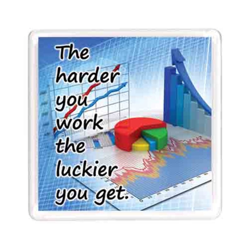 Ajooba Dubai Motivation Magnet 7664, Transparent