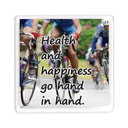 Ajooba Dubai Health Happiness Magnet 6208, Transparent