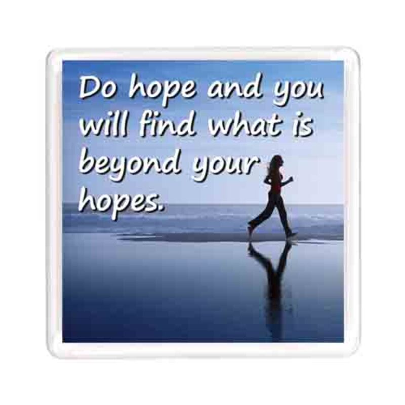 Ajooba Dubai Motivation Magnet 7670, Transparent