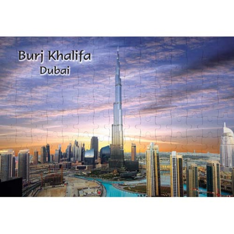 Ajooba Dubai Souvenir Puzzle Burj Khalifa 0062, White