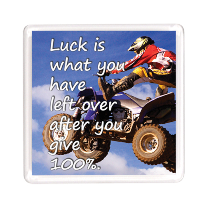 Ajooba Dubai Motivation Magnet 2333, Transparent