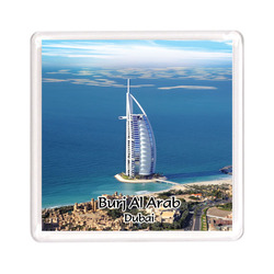 Ajooba Dubai Souvenir Magnet Burj Al Arab 0005, Transparent