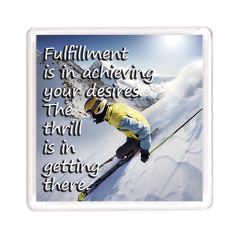 Ajooba Dubai Motivation Magnet 2121, Transparent