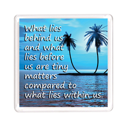 Ajooba Dubai Motivation Magnet 2354, Transparent