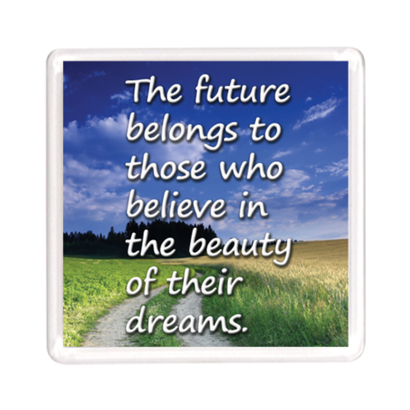 Ajooba Dubai Motivation Magnet 2223, Transparent