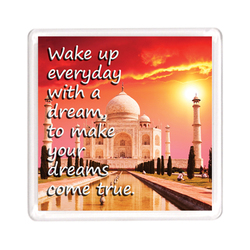 Ajooba Dubai Motivation Magnet 2214, Transparent