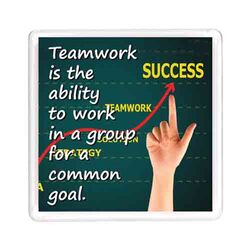 Ajooba Dubai Teamwork Goal Magnet 1007, Transparent