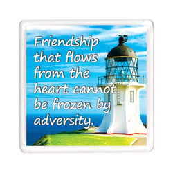 Ajooba Dubai Friendship Magnet 2217, Transparent