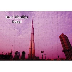 Ajooba Dubai Souvenir Puzzle Burj Khalifa 0064, White