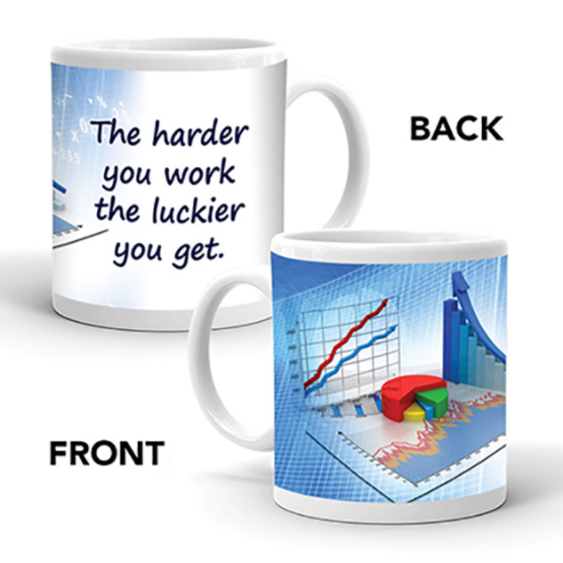 Ajooba Dubai Motivation Mug 7664, White