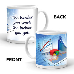 Ajooba Dubai Motivation Mug 7664, White