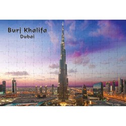 Ajooba Dubai Souvenir Puzzle Burj Khalifa 0049, White