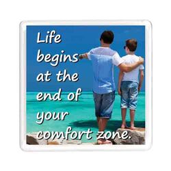 Ajooba Dubai Motivation Magnet 7647, Transparent