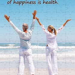 Ajooba Dubai Health Happiness Puzzle 6217, White