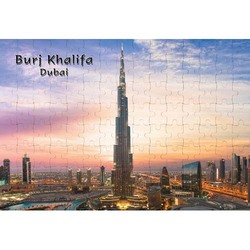 Ajooba Dubai Souvenir Puzzle Burj Khalifa 0052, White