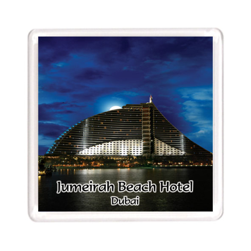 Ajooba Dubai Souvenir Magnet Jumeirah Beach Hotel 0001, Transparent