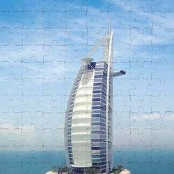 Ajooba Dubai Souvenir Puzzle Burj Al Arab 0063, White