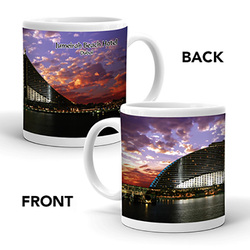 Ajooba Dubai Souvenir Mug Jumeirah Beach Hotel 0002, White