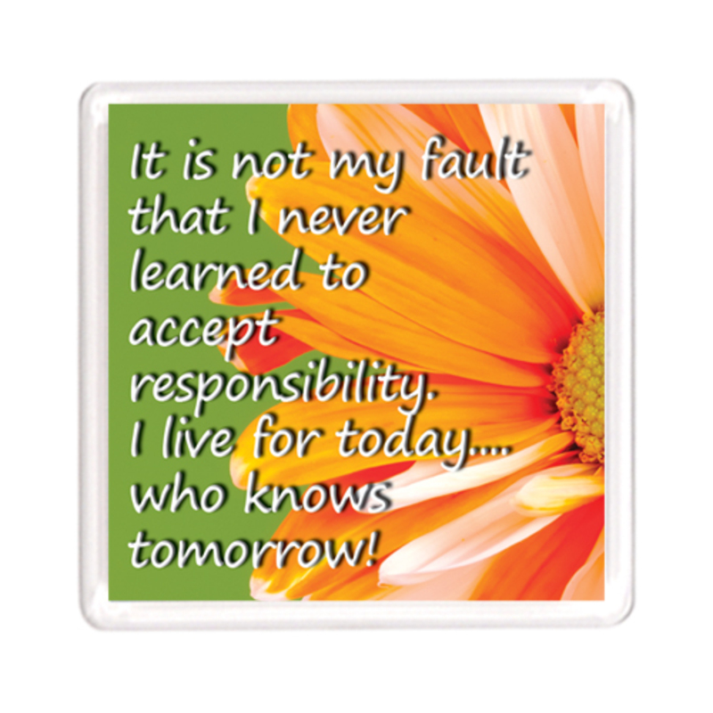 Ajooba Dubai Motivation Magnet 2110, Transparent